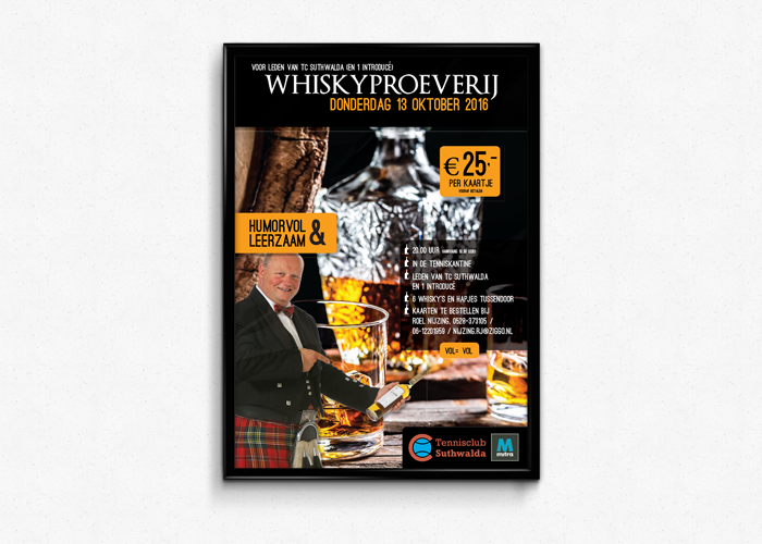 Poster Whisky proeverij